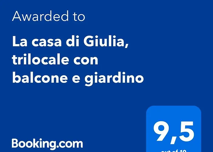 La Casa Di Giulia, Trilocale Con Balcone E Giardino Apartament *